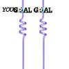 Reusable PET Straw 2Pcs Soccer Theme Spiral Straws, Curved Drinking Washable Straws with Football Charm, World Mug Party Beverage Decor Bendable