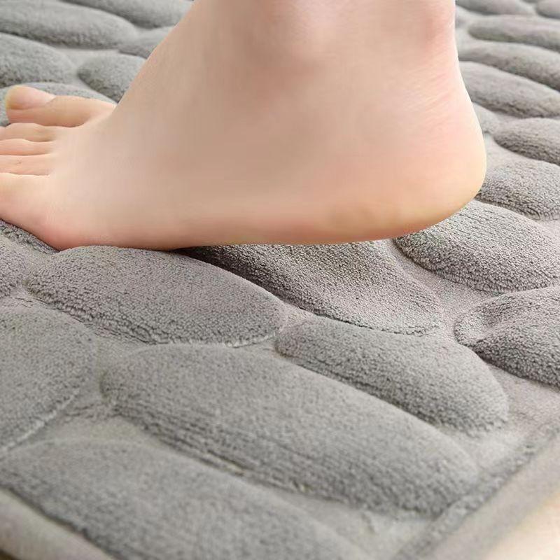 Washroom Toilet Foot Mat U-shaped Floor Mat Waterproof Pad Bathroom Bathroom Water Absorption Anti-skid Pad