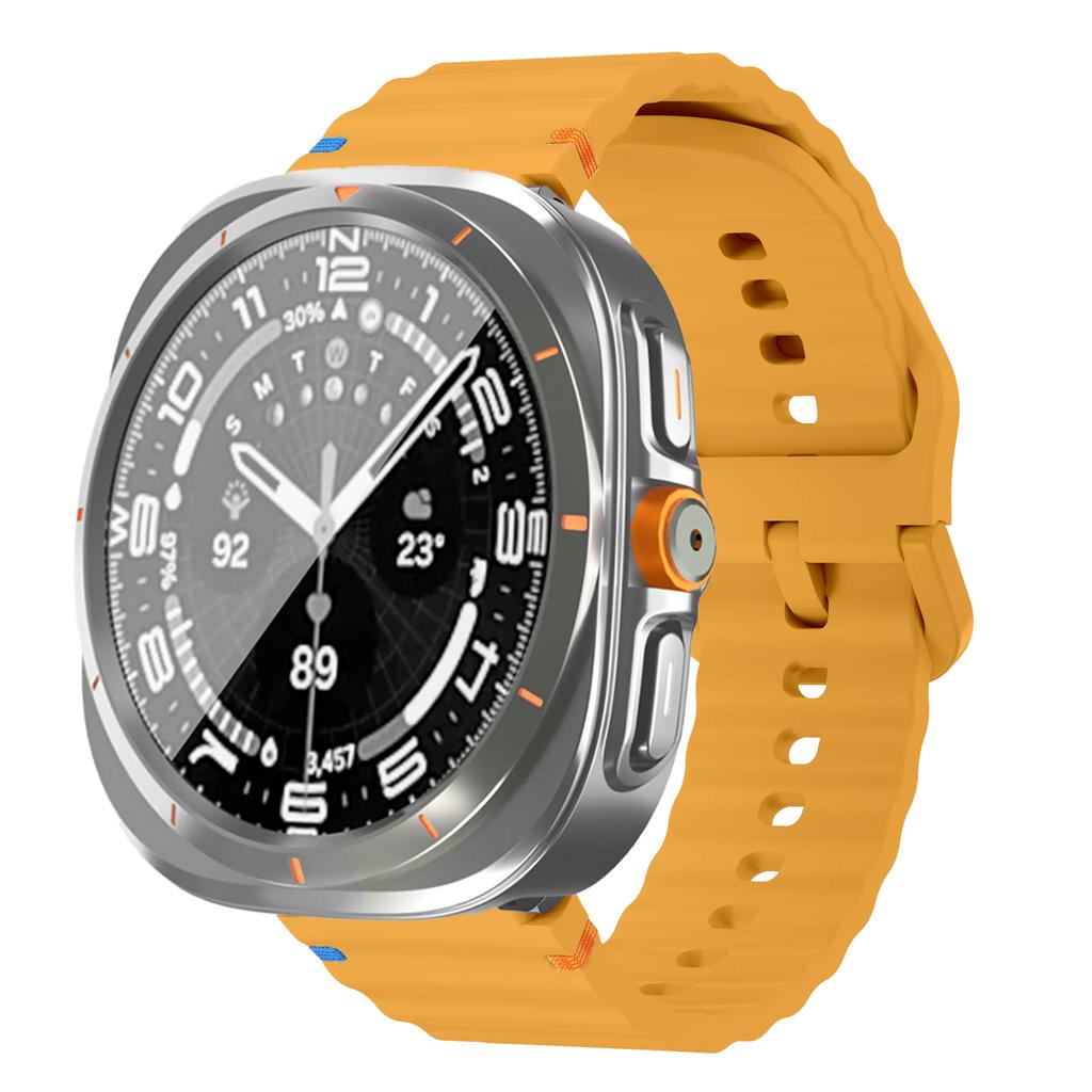 Bracelet+Changer en Boîtier Ultra pour Samsung Galaxy Watch 7 6 40 44mm Mettre à niveau vers Galaxy Watch Ultra 47 Protecteur d'Écran en Verre Trempé