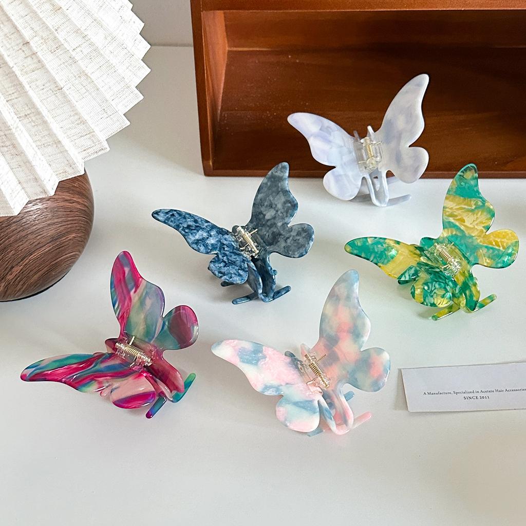 Hair Butterfly Fashionable Claw Clip Made From Acetate Perfect For Women In Colors Stunning