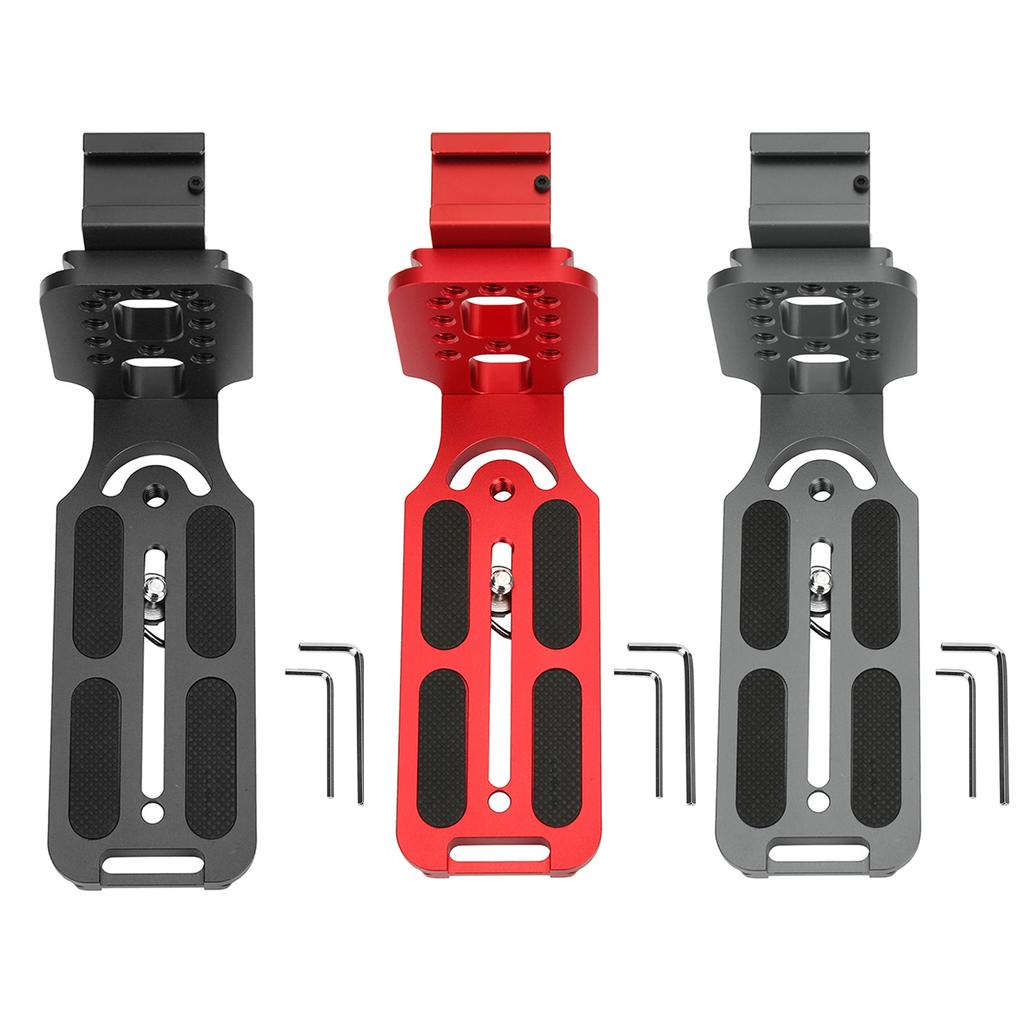 L Shape Quick Release Plate  Metal L Shape Quick Release Plate with Hot Shoe Mount for Hydraulic Ballhead SLR Camera