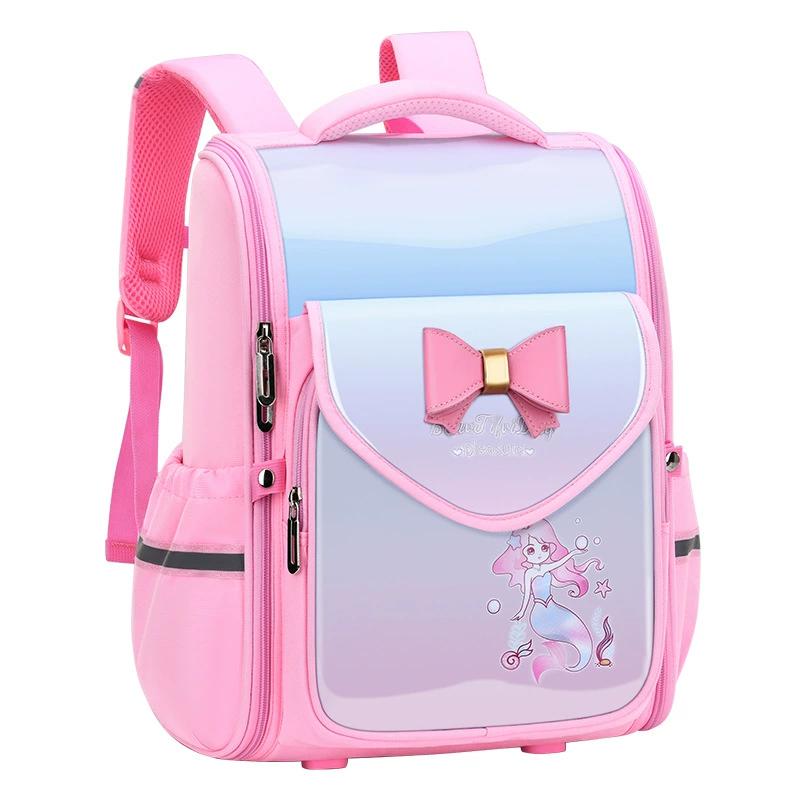 Nouveau sac d'école imprimé imperméable pour enfants, sac à dos pour écoliers du primaire, sac à dos de grande capacité pour filles et garçons