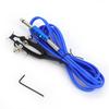 1.8m Tattoo Power Supply Silicone Clip Cord Tattoo Hook Line for Tattoo Machine (Blue)