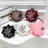 Spider-Man Embroidered Spider Web Patch Handbag, Single Shoulder Crossbody Bag