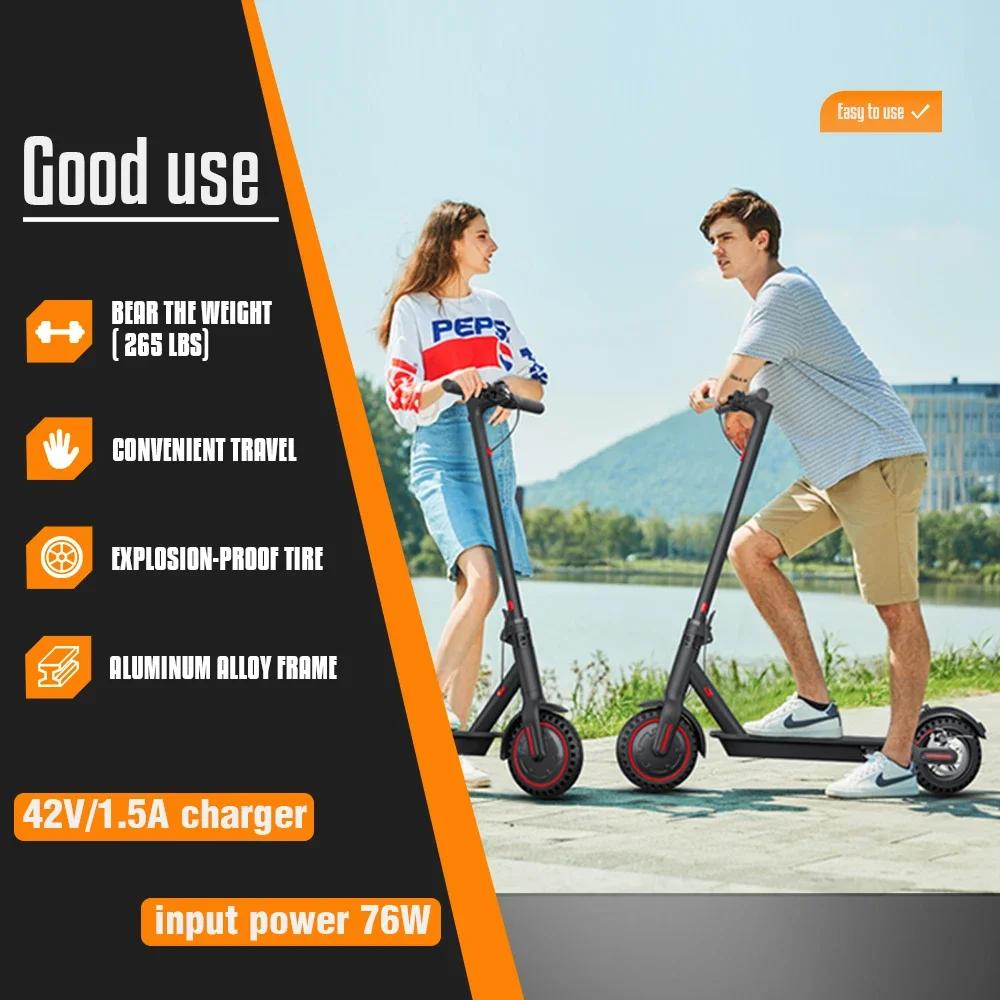 E-Scooter FREEBOY New J-03 Adult Electric Scooter 350W Foldable Escooter 36V10.4AH Battery Electric Skateboard 8.5 Inch Tire.