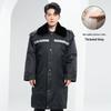 Tianhengyucheng Men's Winter Warm Long Cotton Coat