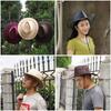 Hot Sale Suede Men Lady West Fancy Dress Cowboy Hat Unisex Cap Polyester