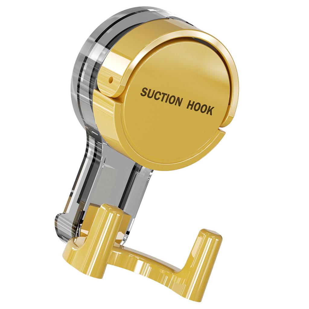 Διπλός Απορροφητικός Γάντζος Χωρίς Τρύπημα Επιτοίχιος για Μπάνιο Κουζίνα Πετσέτες Κλειδιά Στιβαρά Αδιάβροχα Σχέδια από ABS