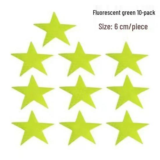 Pentagon Reflective Warning Sticker for Cars & Motorcycles - Creative & Personalized Decoration