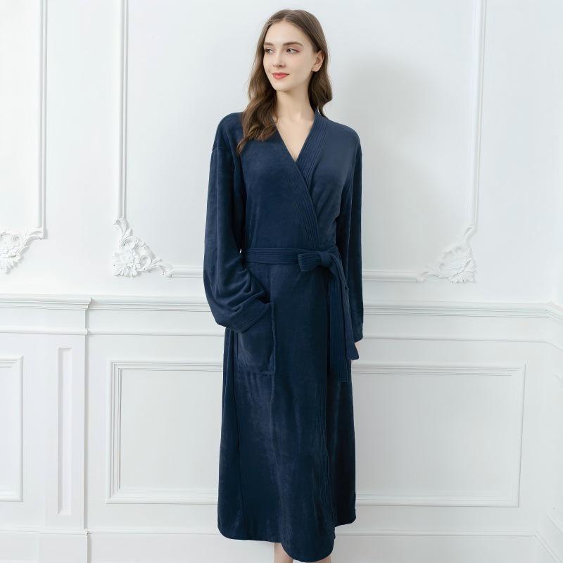Unisex Bathrobe - Four Seasons Style, Japanese & Korean Design, Ideal for Beauty Salons and Hotels
