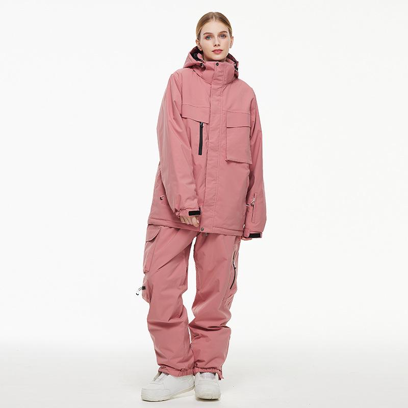 Ski Suit Set: Waterproof Winter Jacket & Pants for Women & Men.