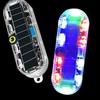 Solar Flashing Signal Light Emergency Warning Light Car Night Ride Tail Light Anti-rear Strobe Light For Motorcycle Electric