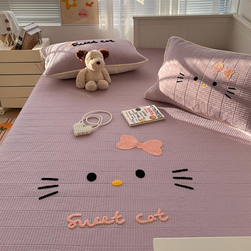 Sleeping Cloud Cotton Cute Towel Embroidered Bed Cover