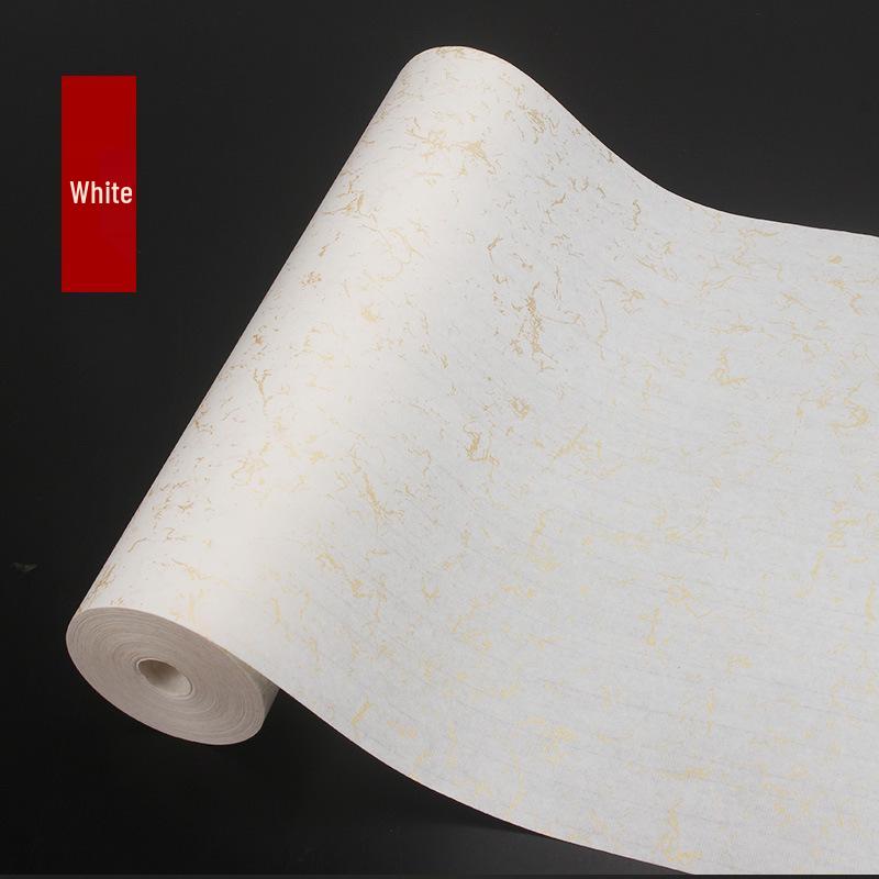 Antique-Style Gold-Thread Semi-Ripe Xuan Paper Scroll for Calligraphy and Painting 34cm x 20m