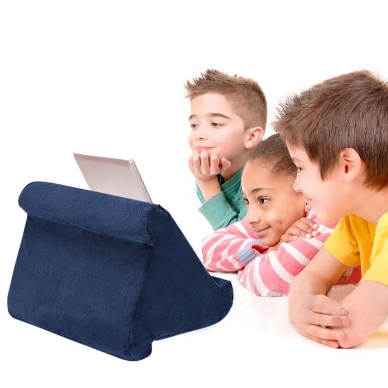 Reading Pillow Triangular Tablet Cushion Holder for Digital Readers Smartphones and Tablets Ergonomic Design