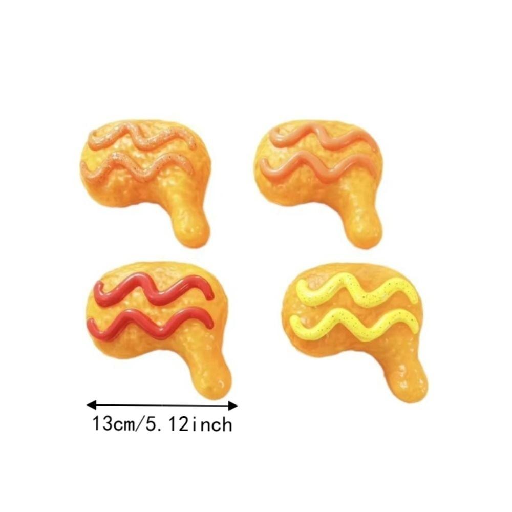 Simulation Slow Rising Squishy Realistic Sensory Fidget Ball Fried Chicken Drumstick Toy Kids Toy