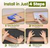 1pc 20x80cm Stair step mat, self-adhesive carpet, non slip mat for household use
