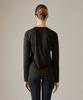 BASIC HOUSE Women'S Cool Functional Air Dry Raglan Long Sleeve Tee Black Lzts3210