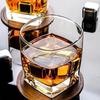210ml/220ml/260ml/280ml Outdoor Picnic Thickened Square Glass Cups Bar KTV Whisky Cups Transparent American Latte Coffee Cups