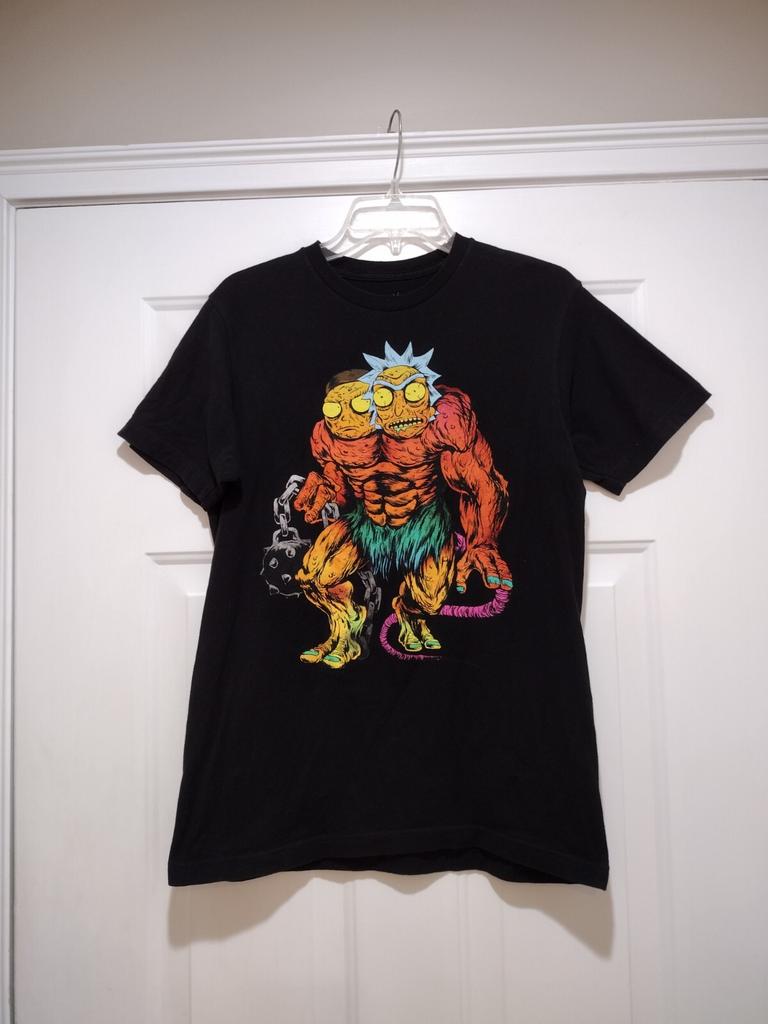 Rick And Morty Two Headed Monster Shirt Men's Size Medium Unisex T-Shirt