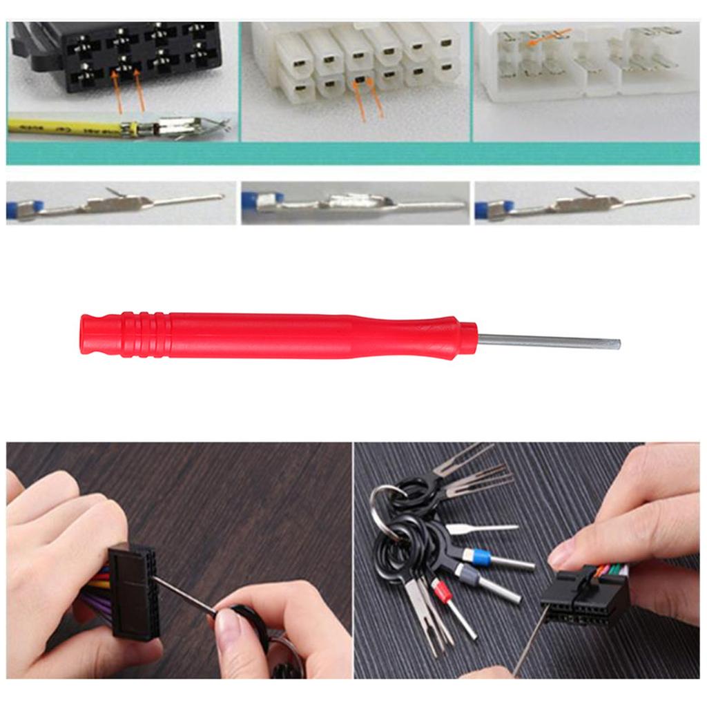 6/8/18/30/36st Nyckelverktyg för terminalborttagning, terminalstiftextraktor avdragare Reparationsborttagningsnyckelverktyg för bil
