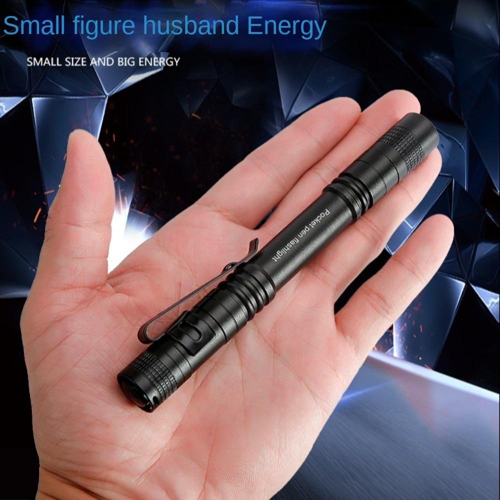 Mini Light Mini Pen Lamp Portable Flashlight With Clip Mini LED Flashlight  Hiking