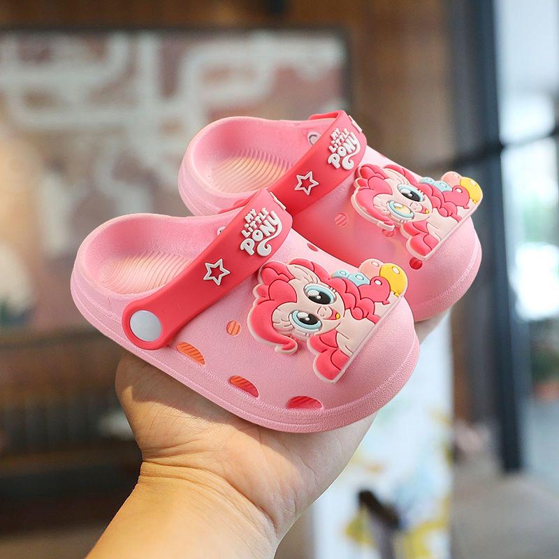 

Трансформеры и Пони Поли 1-5 летний малыш комнатные и уличные нескользящие пляжные туфли мультяшные туфли с дырочками 140 yards inner length 13.5CM