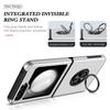 Folding Phone Case Solid Color Retro Bracket Magnetic Phone Case for ZFLIP7 for Samsung Phone Case