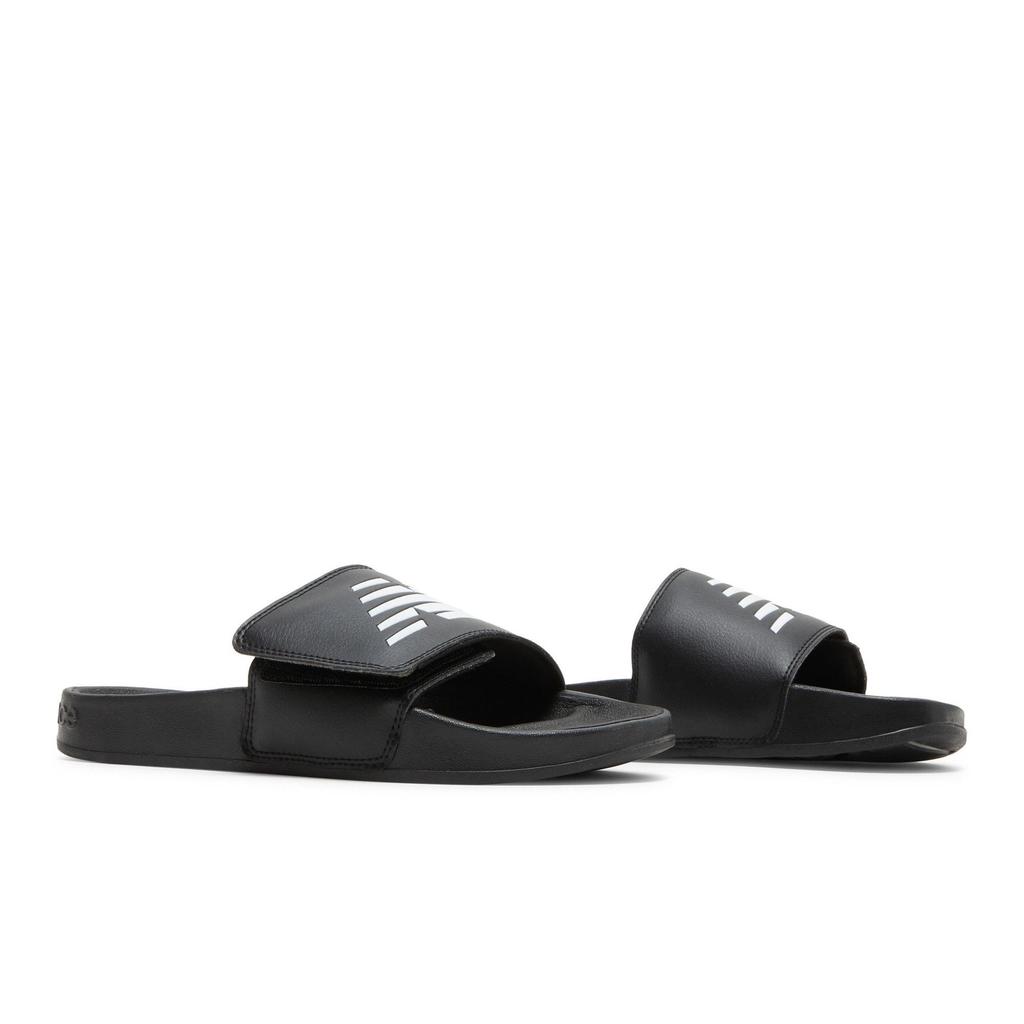 New Balance 200 Adjustable Slides 'Black' (Unisex) Black / White Slide Slippers SMA200B1