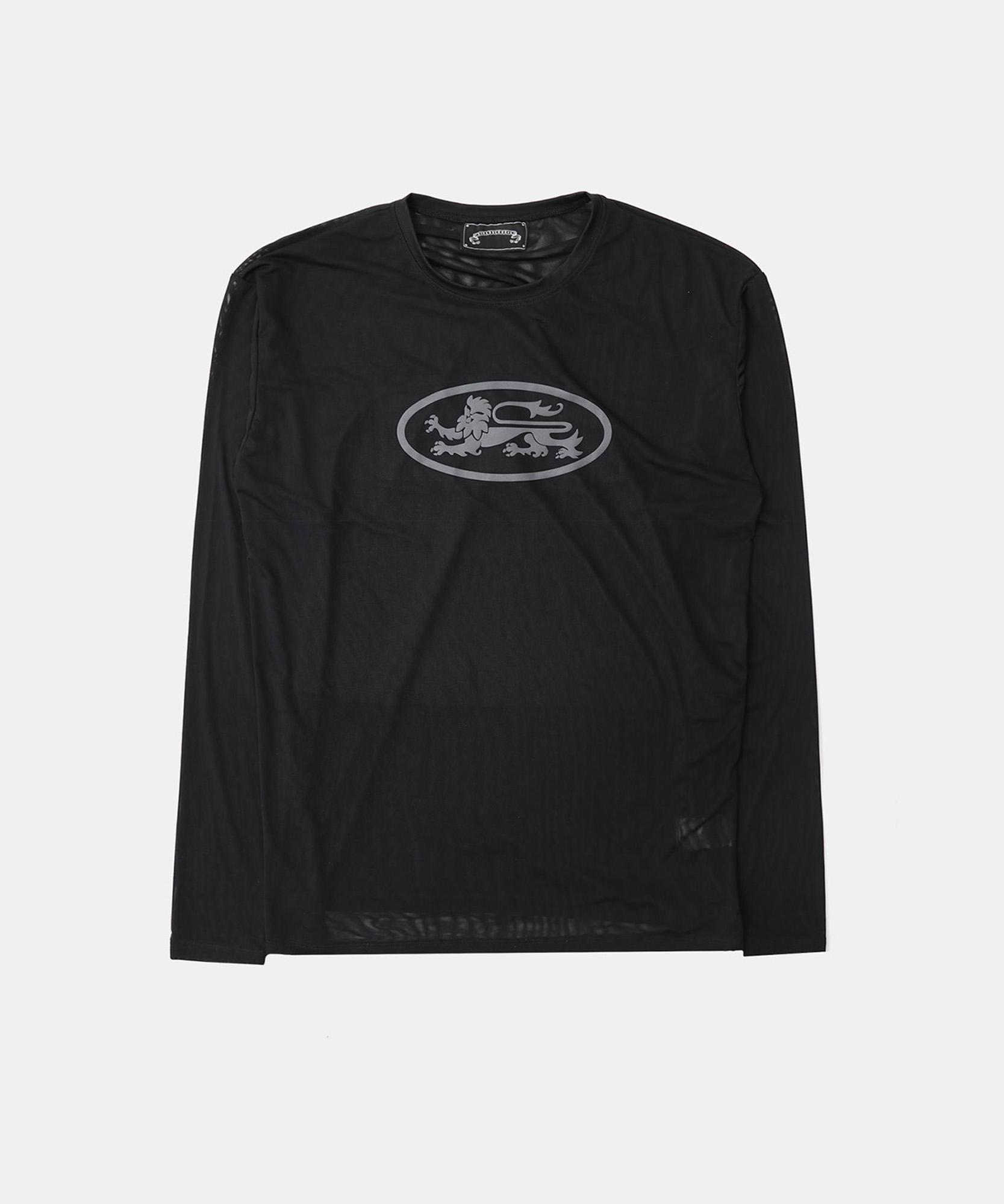 Bad Blood [Aqua] Mystic Logo Reflective Long Sleeve - Black Xs