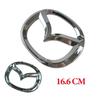 for  Plastic Car Front Trunk Emblem Mazda CX-5 CX5 Steering Wheel Badge 3D Body Replaced Sticker Rear Tail Refitting Decoration k2