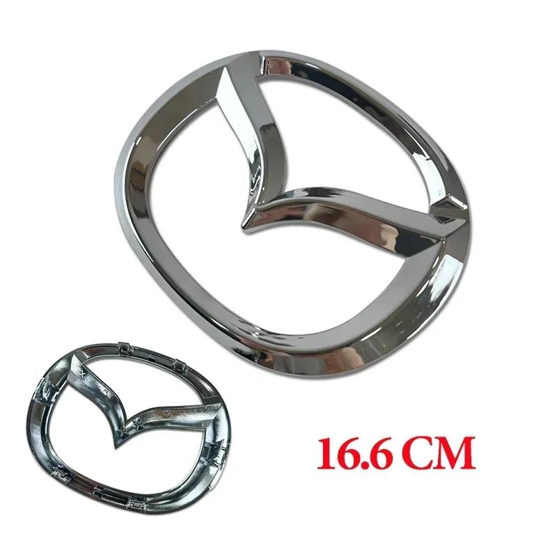for Plastic Car Front Trunk Emblem Mazda CX-5 CX5 Steering Wheel Badge 3D Body Replaced Sticker Rear Tail Refitting Decoration k2