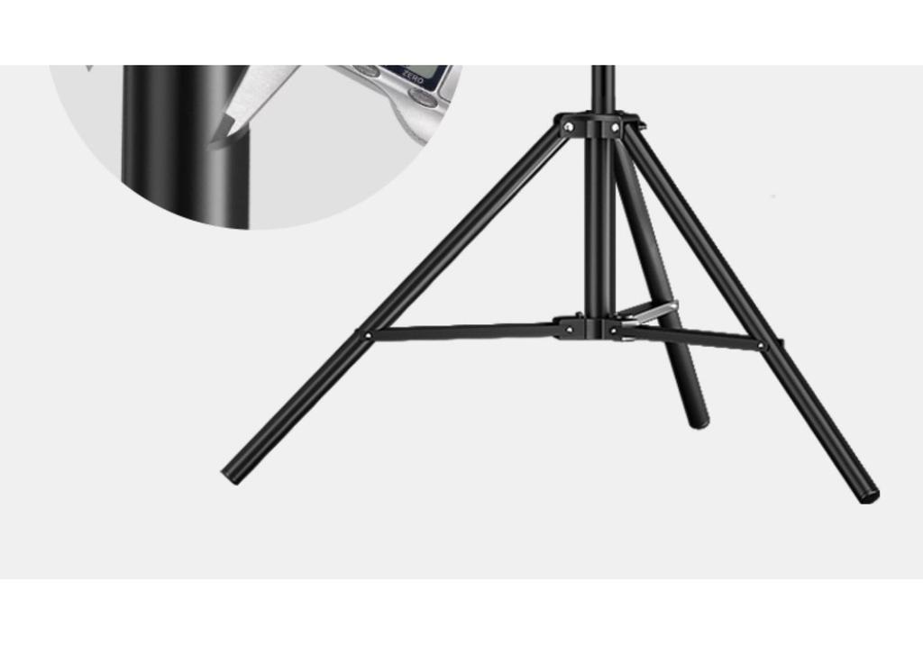 Tripé Resistente de 4m para Fotografia de Cinema e TV, com Mola, Tubo Espessado, Forte Capacidade de Carga, Estável.