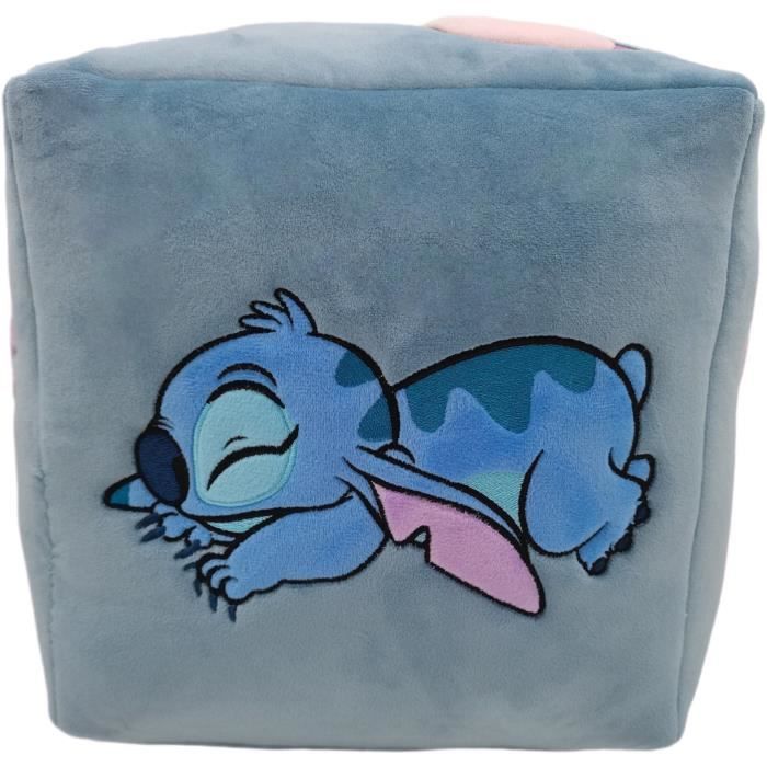 Coussin - Cube - LILO &amp; STITCH - Microfibre - 25 x 25 x 25 cm