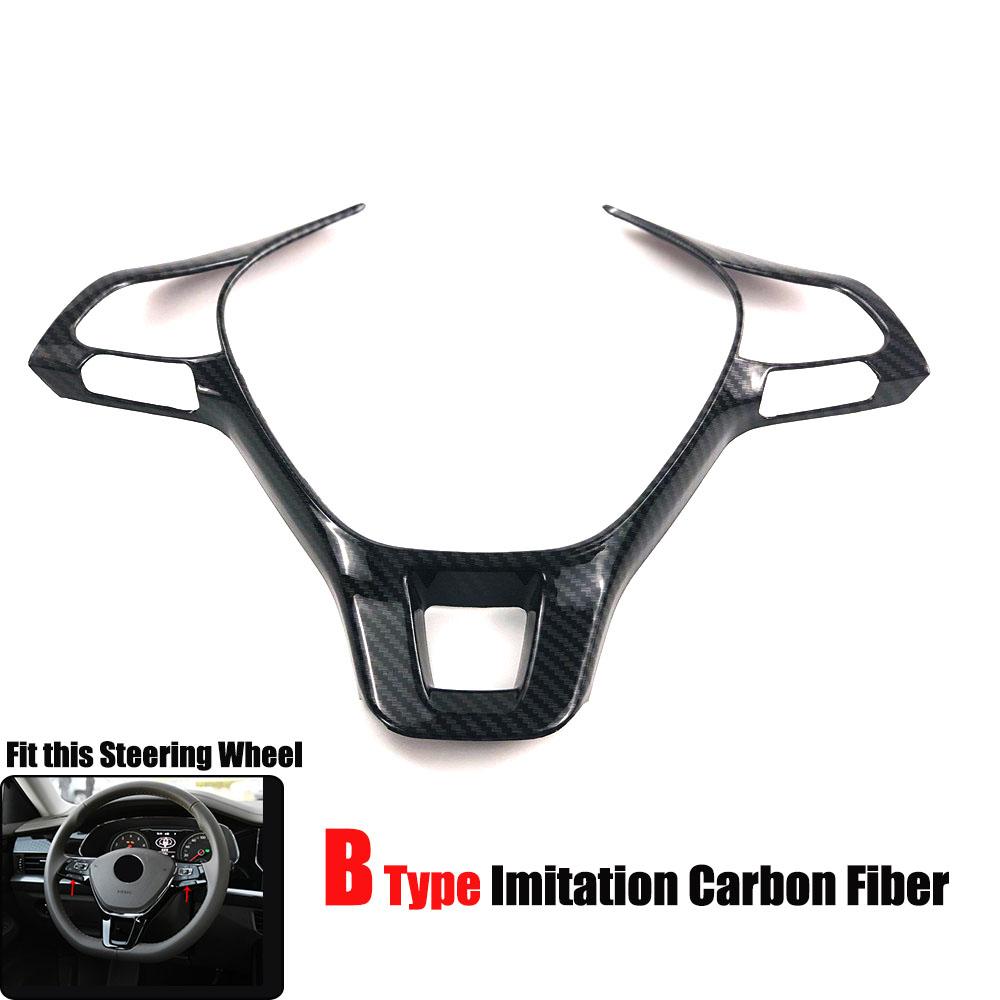 Car Accessories Steering Wheel Trim For Volkswagen Jetta Golf Sportsvan Golf 7 Polo Caddy Amarok Lavida Passat Tiguan Touran Up!