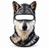 Passamontagna Animale 3D Husky Copertura Integrale del Viso Maschera 3D Carina per Esterno