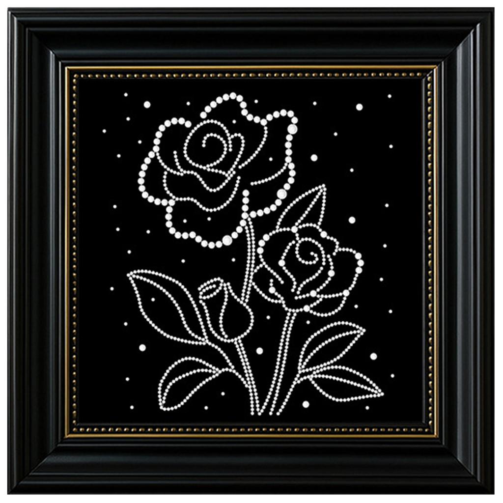 DIY Pearl Paintings Pearls Gem Art Craft with Frame 10.63x10.63in for Adults/Beginners Gift Idea Home Wall Decor