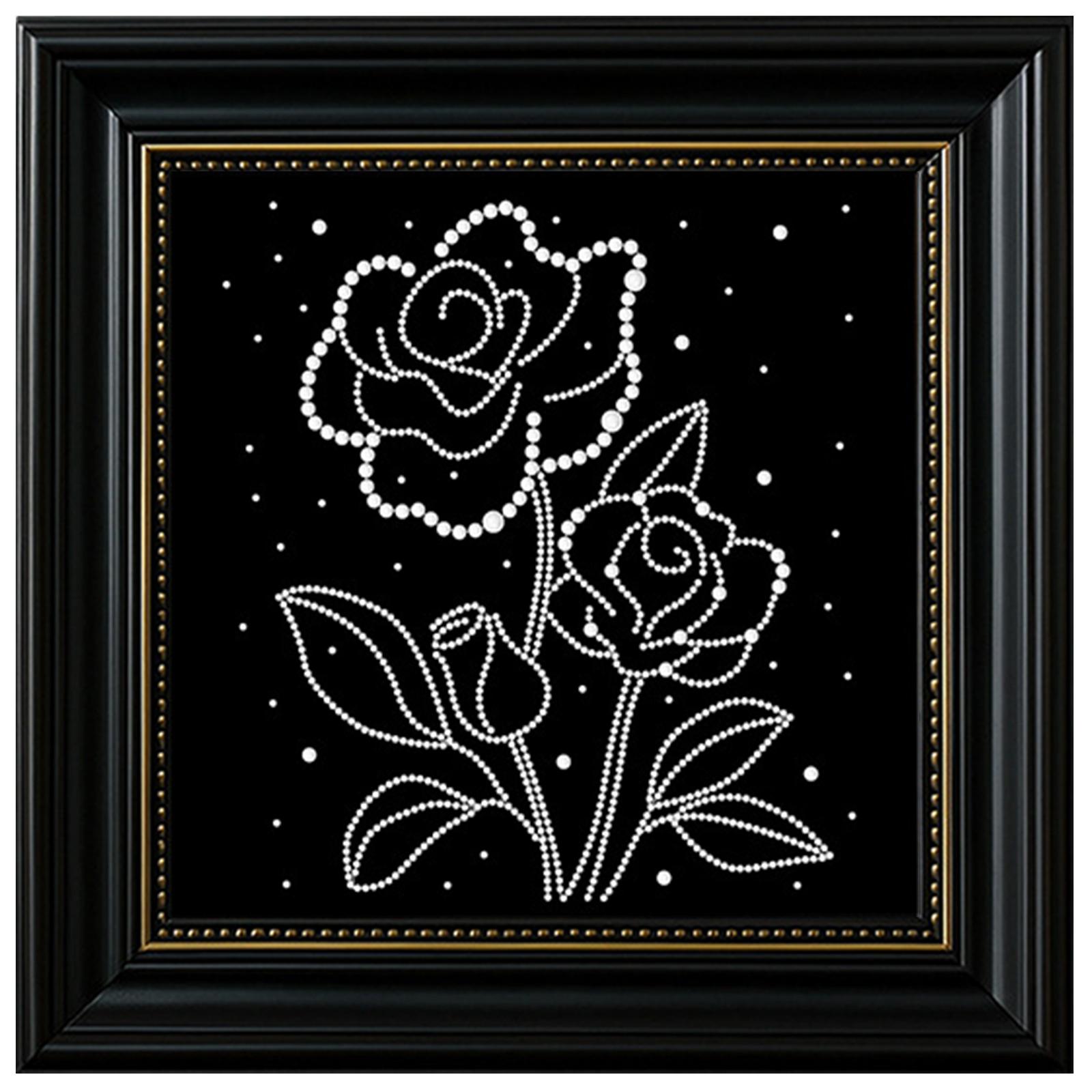 

DIY Pearl Paintings Diamond Bead Dot Crafts with Frame 10.63x10.63in for Adults/Beginners Gift Idea Home Decor