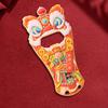 Chinese Style Lion Bottle Opener Refrigerator Magnet God of Wealth Cartoon Lion Fridge Magnet