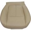 Priprilod Tan Perforated Leather Driver Side Bottom Replacement Seat Cover Compatible with Ford F250 F350 F450 F550 Lariat 2011 2012 2013 2014 2015