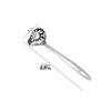 Thickened Stainless Steel Slanted Spout Ladle: Sauce & Soup Pouring Spoon with Duckbill Tip.