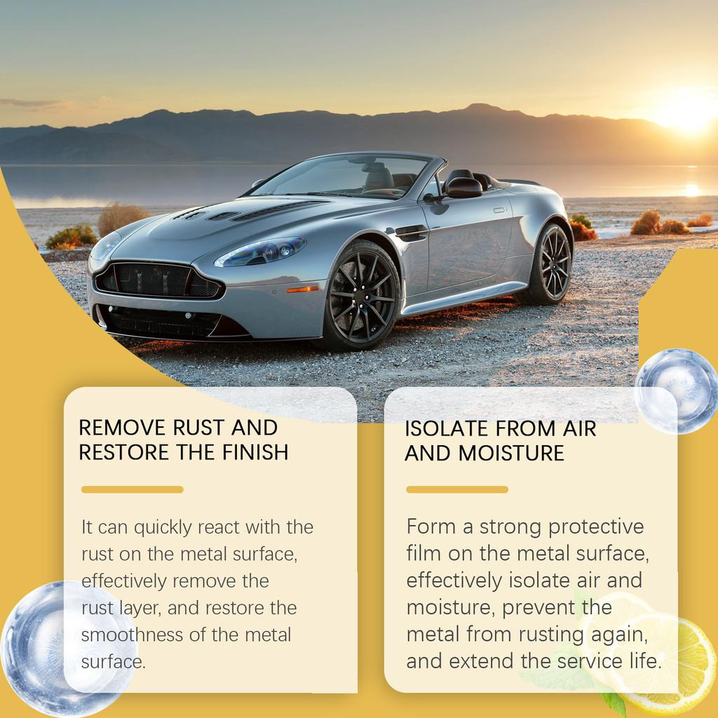 Spray Homonth Éliminateur de Rouille Métallique pour Voiture Pour Polissage et Nettoyage Efficaces