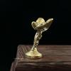 Handmade Bronze Trophy Awards Desktop Decor Retro Ornaments Small Bronze Figurine Statue Craft Souvenirs Little Golden Man Cup