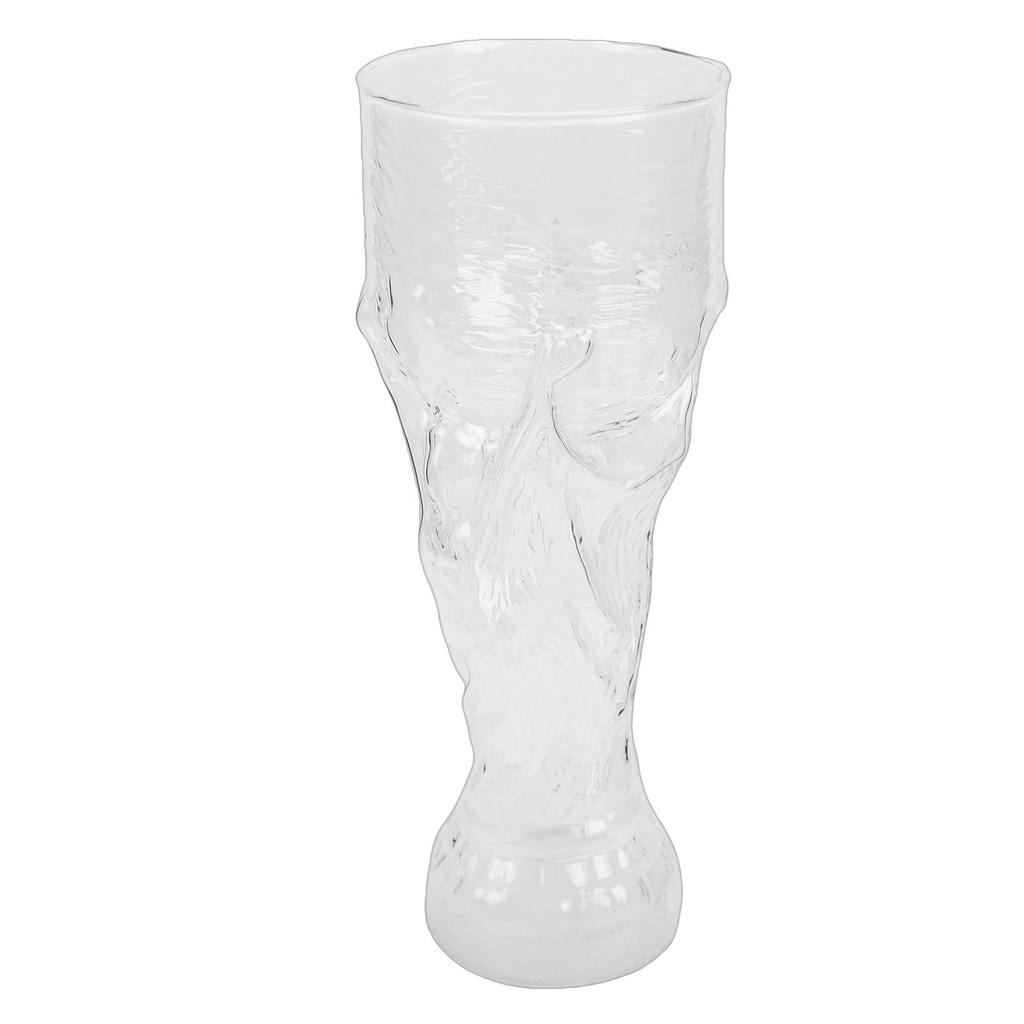 Beer Glass Creative Unique Easy To Grip Refrigerator Safe 850ML Beer Glassware Cup for Pubs Parties
