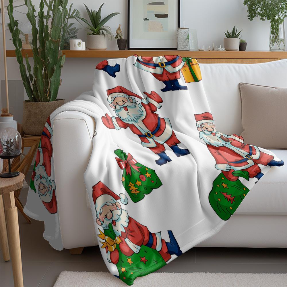 Cozy Throw Blanket Soft Fleece Blanket Christmas Gift Holiday Decor Warm Bedspread Home Comfort Gift for Her Gift for Him Dorm B