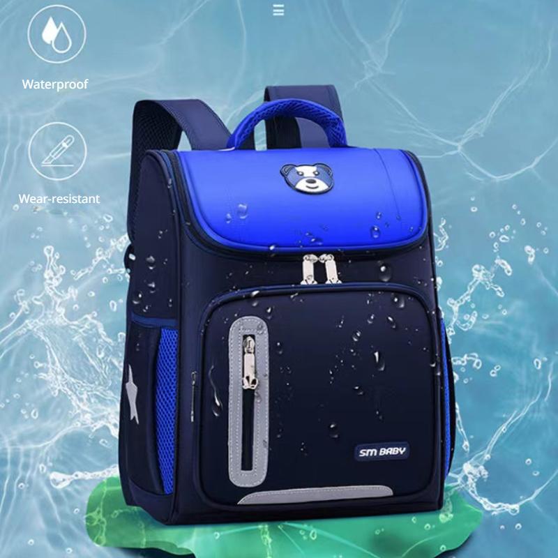 2023 New Primary School Grade 1-6 School Bag Lightweight Neck Protection Children Backpack Unisex Kindergarten Full Open Shoulder Bag