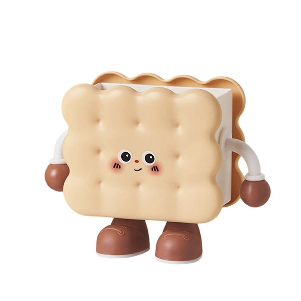 

Bread/Biscuit Design Pen Holder Large Capacity Desktop Organizer Storage Bucket Ornaments Gift 1