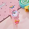 Waterproof Silicone Strap Quartz Watch for Primary School Students