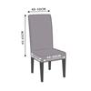 Stripe Jacquard Kitchen Room Chair Covers Stretch Elastic Soft Chair Slipcover For Dining Room
