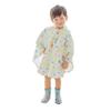Ogawa Kids' Rain Poncho, 90cm, Kukka Hippo Triangle, with Reflective Tape, Hippopotamus-Shaped Backpack with Storage Bag, 83436